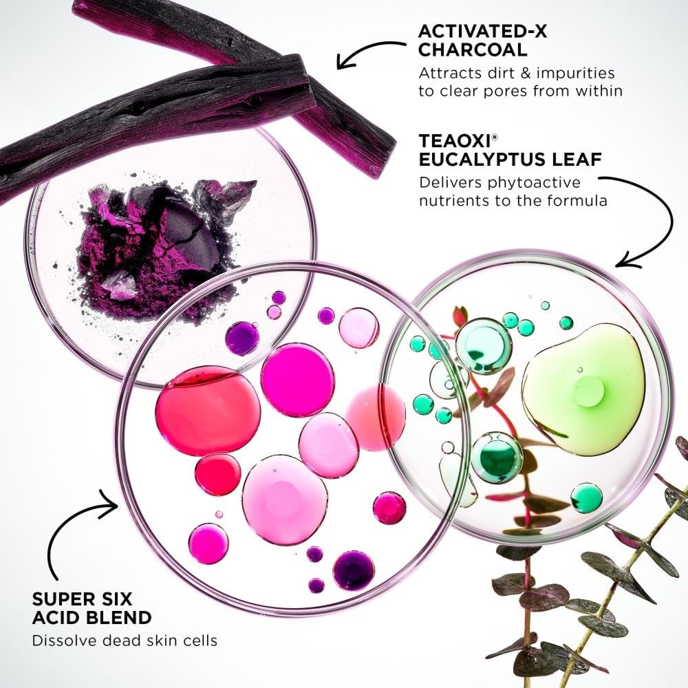 Glamglow application in use showing mask on cheek for visible pore treatment