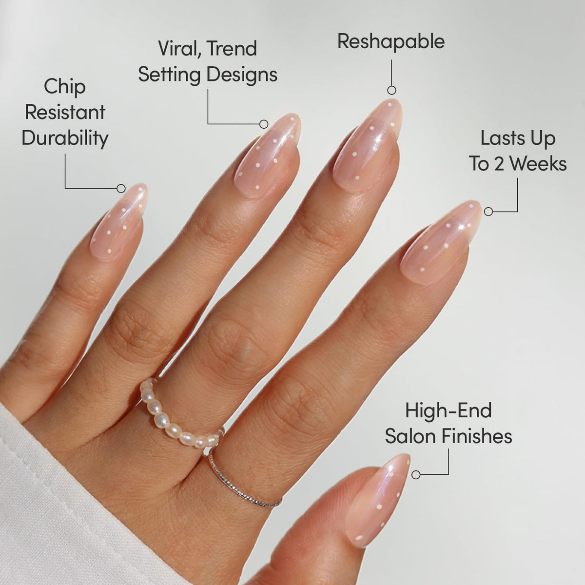 Glamnetic detailed gloss finish texture highlighting the glazed shine and durability