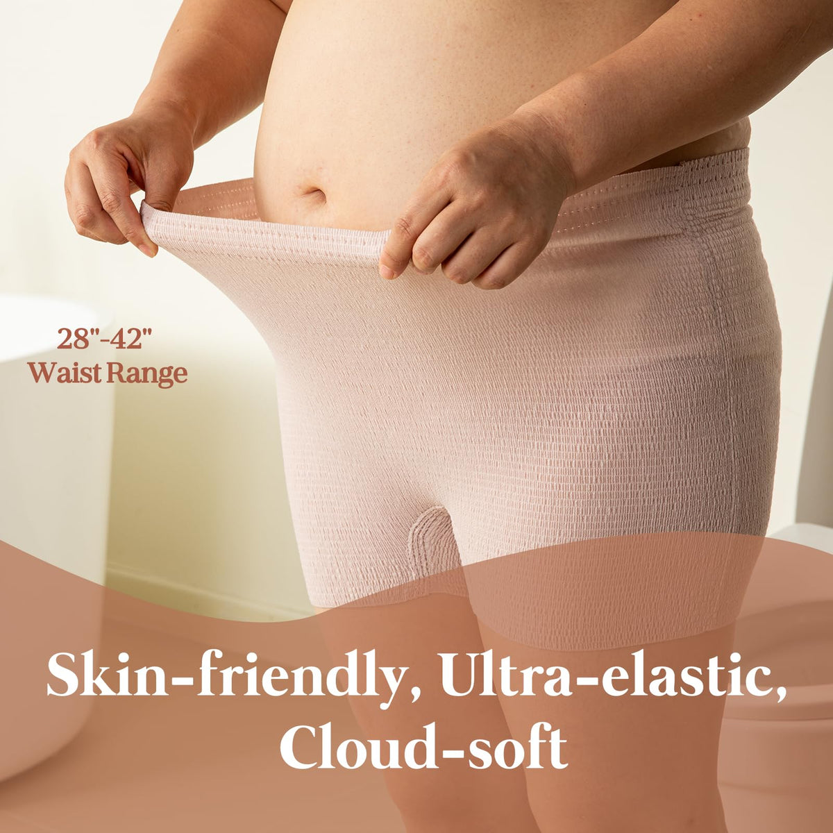 Glamommy postpartum pads layout with absorbent protection for heavy flow