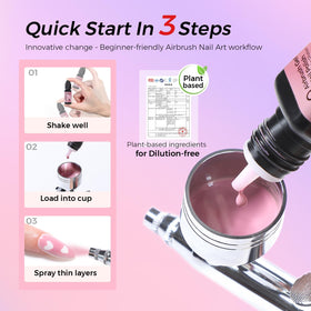 Glamonade bottle label and cap close-up showing pre-mixed formula benefit