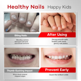 Child supervised applying Glamonade polish offering safe habit support