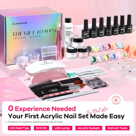 Glamonade electric nail drill and bits offering precise shaping control