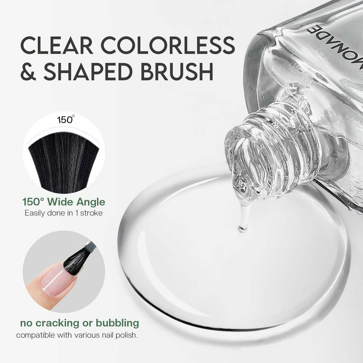 Glamonade drying demo with timer illustrating fast 1–3 minute dry