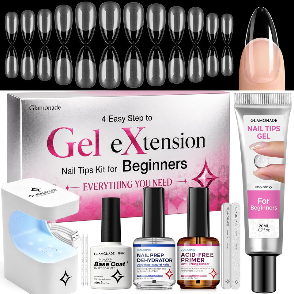 Glamonade front packaging showing complete starter kit and benefits