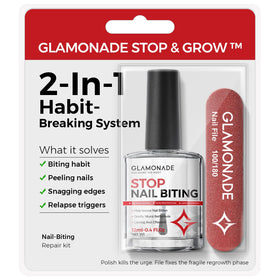 Glamonade front packaging showing the 2-in-1 kit and benefits