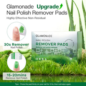 Glamonade single sealed wipe beside box for convenient portable use