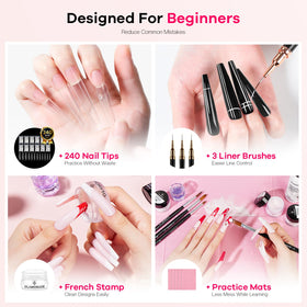 Glamonade nail stamp with rhinestones simplifying nail art designs