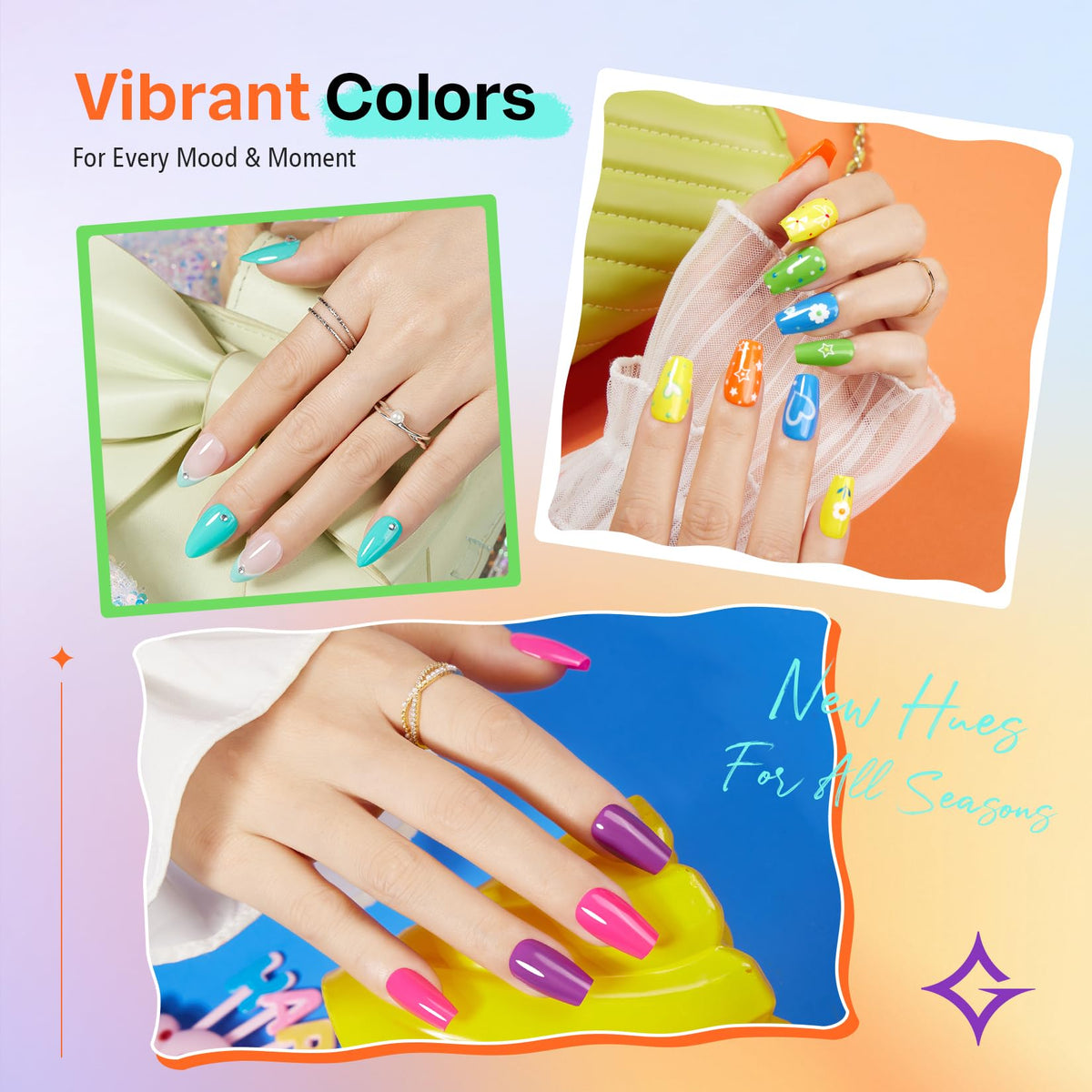 Glamonade polish quick-dry demo on nails showing fast 30–60 second drying
