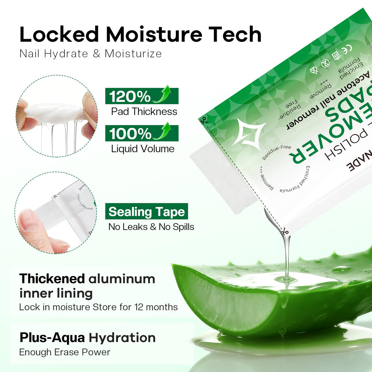 Glamonade wipes inside a travel kit for on-the-go polish changes
