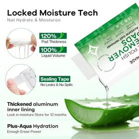 Glamonade wipes inside a travel kit for on-the-go polish changes