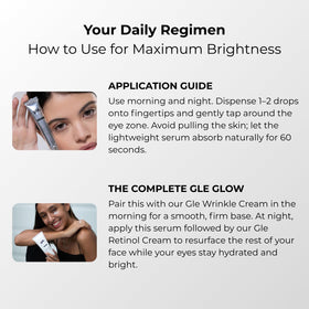 Gle on bathroom shelf in lifestyle setting for daily routine ease