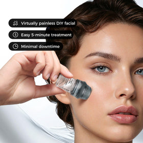 Glemme demonstrated application in hand for easy five-minute routine
