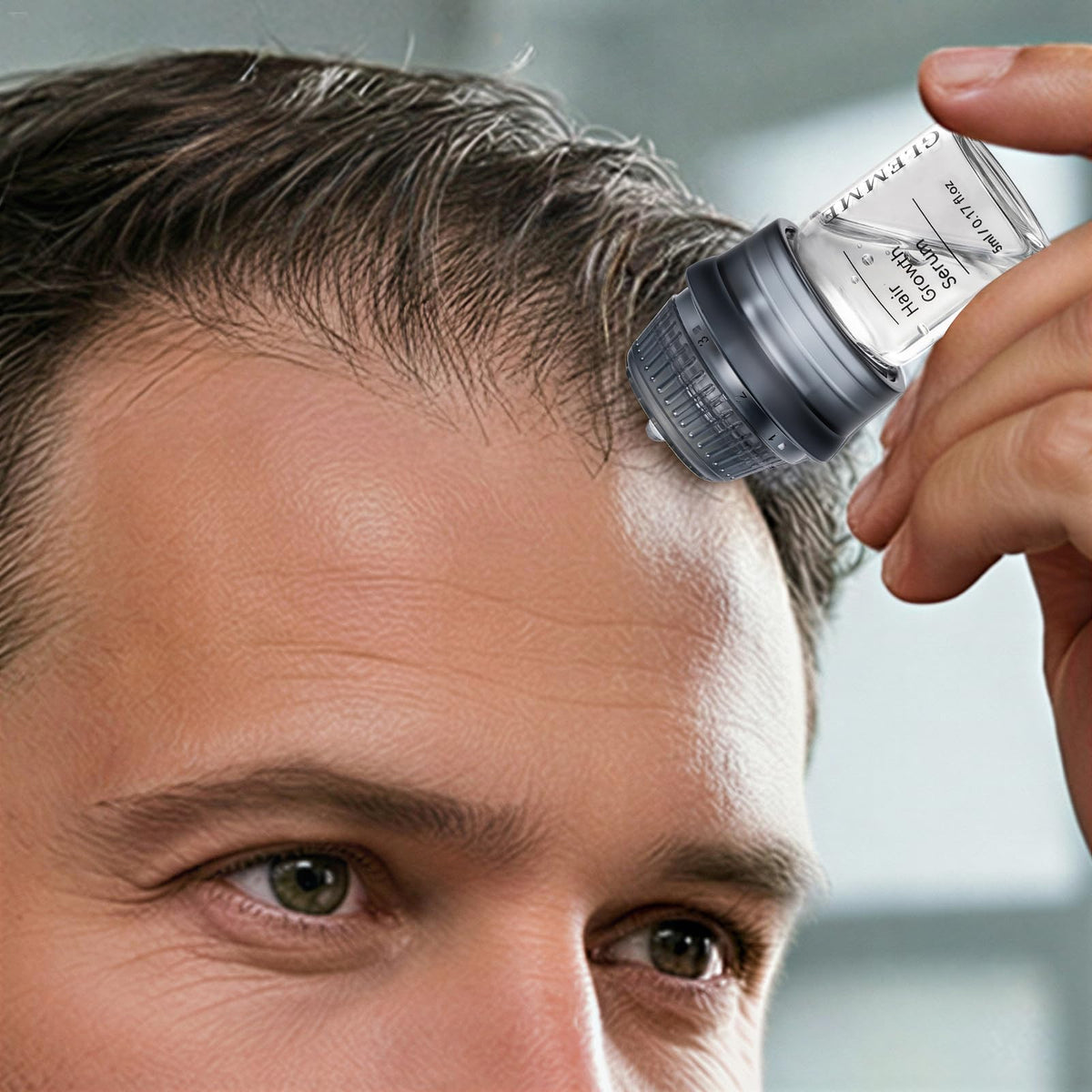 Glemme serum texture drop detail showing lightweight absorption