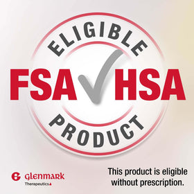 Glenmark Therapeutics box and tube packaging highlighting paraben-free labeling and branding