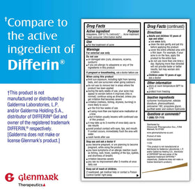 Glenmark Therapeutics gel texture close-up illustrating lightweight absorption benefit