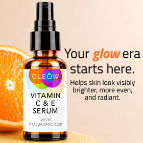 GLEOW serum pump dispenser demonstrating easy controlled dosing benefit