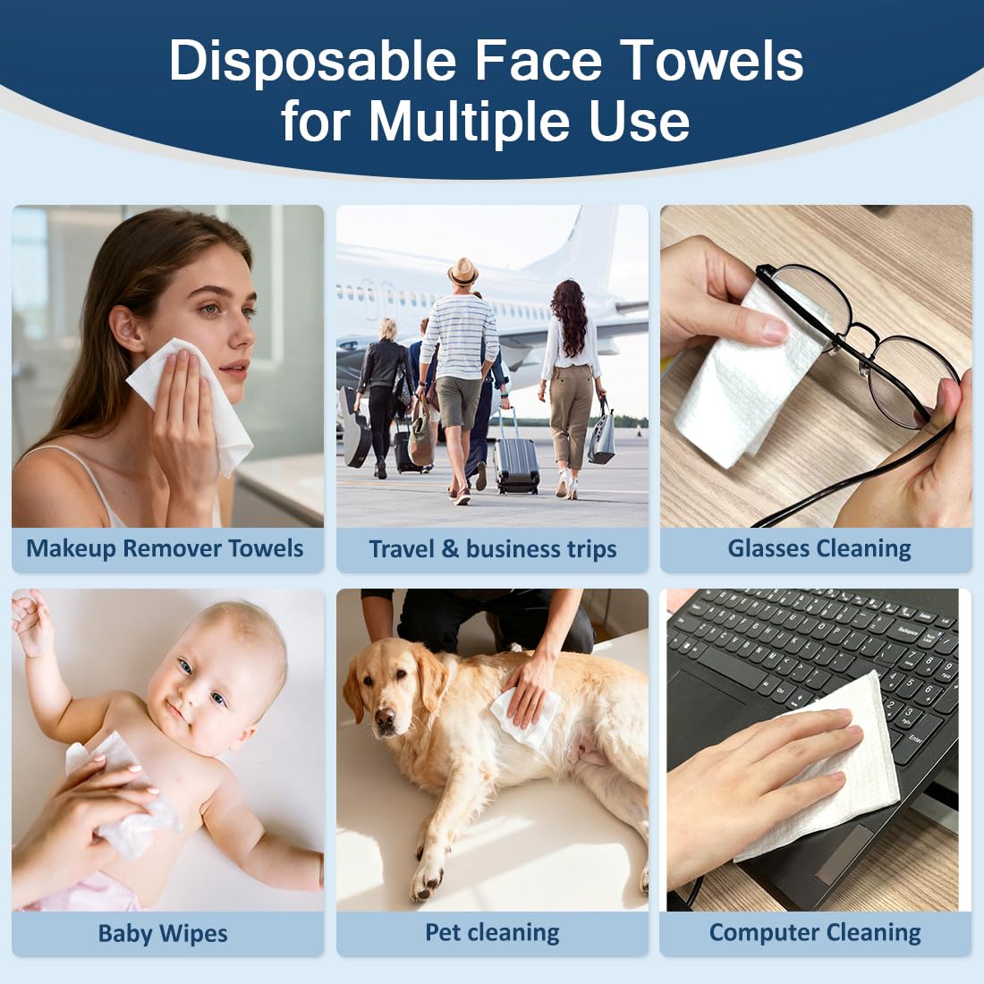 GLIMGLINT towels on bathroom vanity showing travel-ready convenience