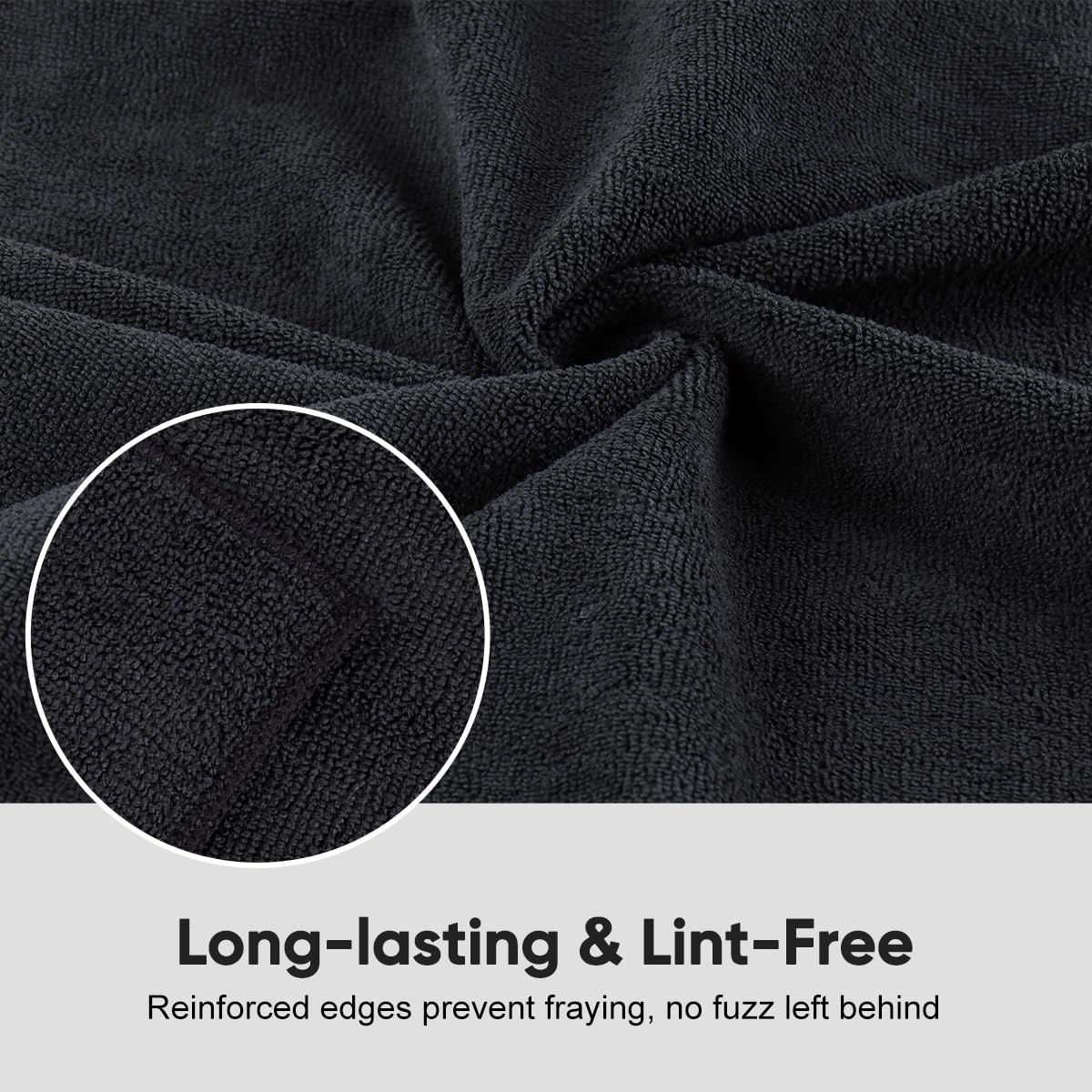GLIMGLINT towels in laundry basket ready for machine wash durability