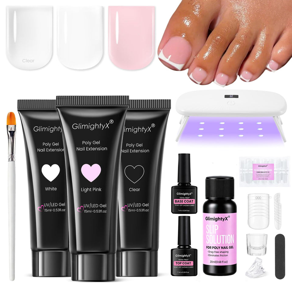 glimightyx front packaging showing full toenail kit and ready-to-use convenience