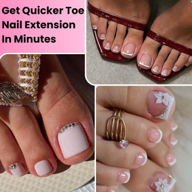 GlimightyX three polygel pots clear pink white for versatile nail looks