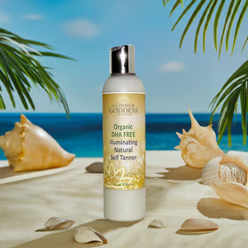 Glimmer Goddess application on arm demonstrating even, streak-free finish