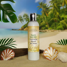 Glimmer Goddess lotion texture closeup showing creamy moisturizing consistency