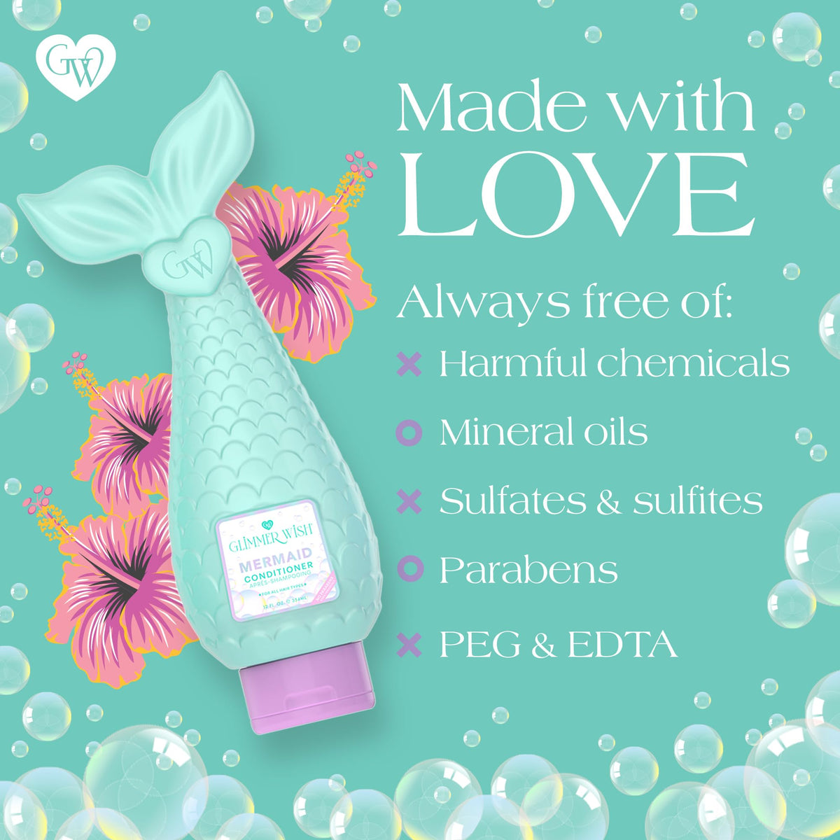 glimmer wish bottle in hand to show 12 fl oz scale and easy-grip design for kids and parents