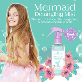 Glimmer Wish fine mist spray in motion delivering quick detangling and lightweight conditioning