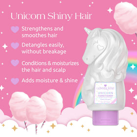 Glimmer Wish close-up of pearly conditioner texture for smooth detangling benefit