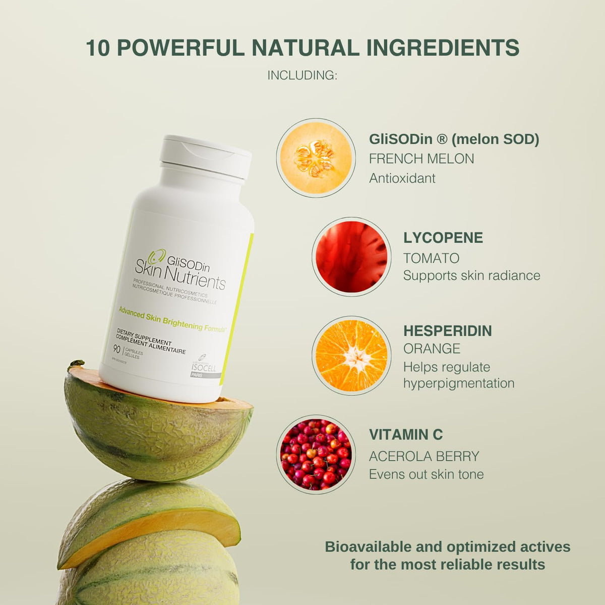 GliSODin open bottle with capsules highlighting daily use convenience