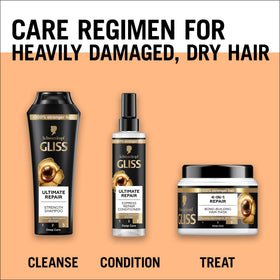 GLISS on bathroom shelf staged in lifestyle setting for daily salon-quality results