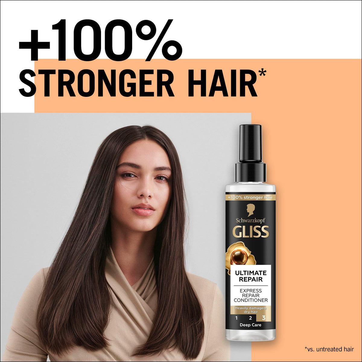 GLISS spray nozzle close-up showing easy application and precise dispense