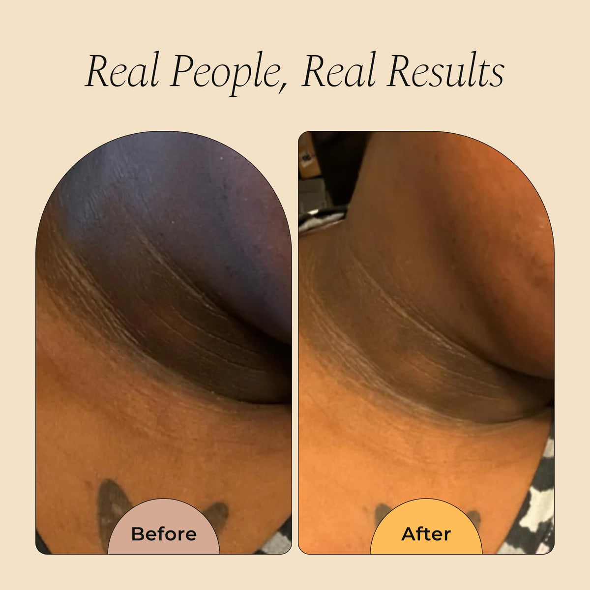 Open Glo Melanin jar displaying cream consistency and easy scoop application