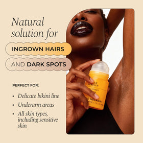Glo Melanin rollerball close-up for precise, mess-free application
