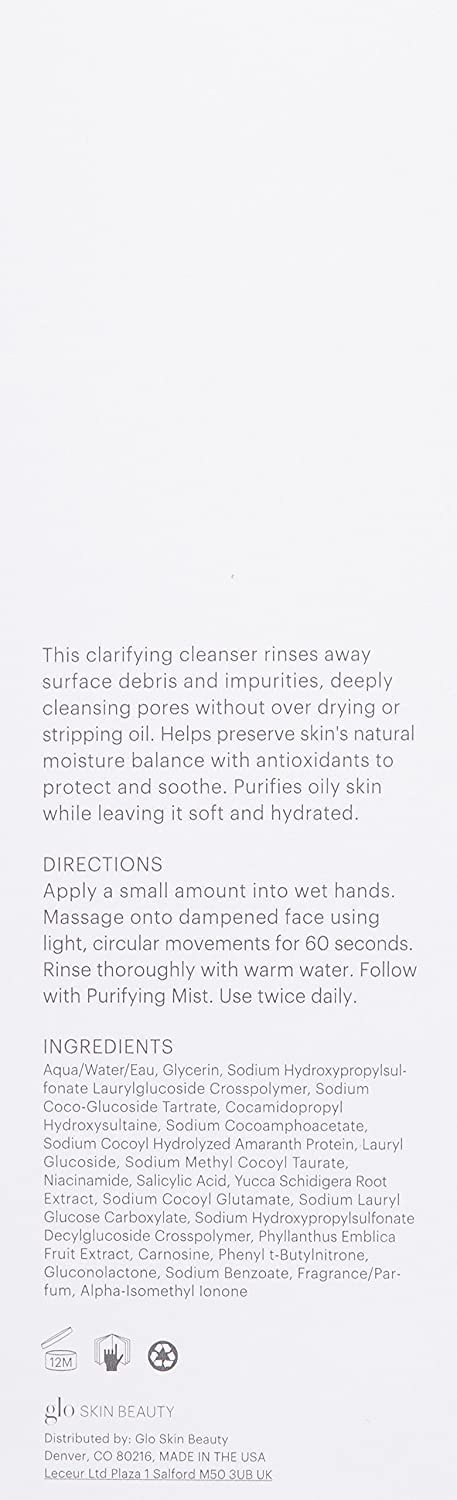 Glo Skin Beauty conceptual before and after texture comparison highlighting refined pores