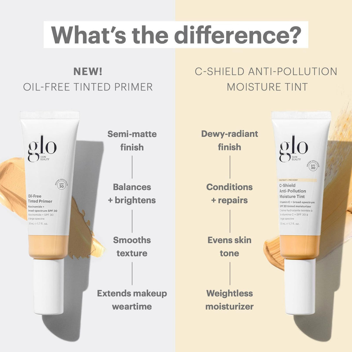 Glo Skin Beauty application with fingers demonstrating easy blending and natural look