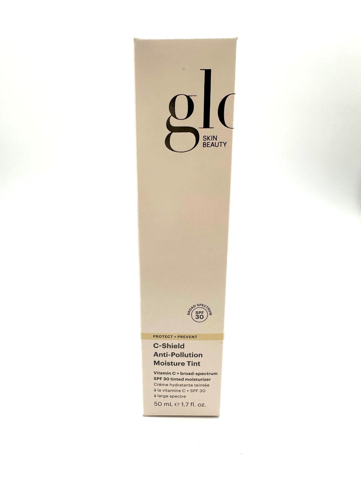 Glo Skin Beauty swatch blended on cheek showing natural, dewy finish