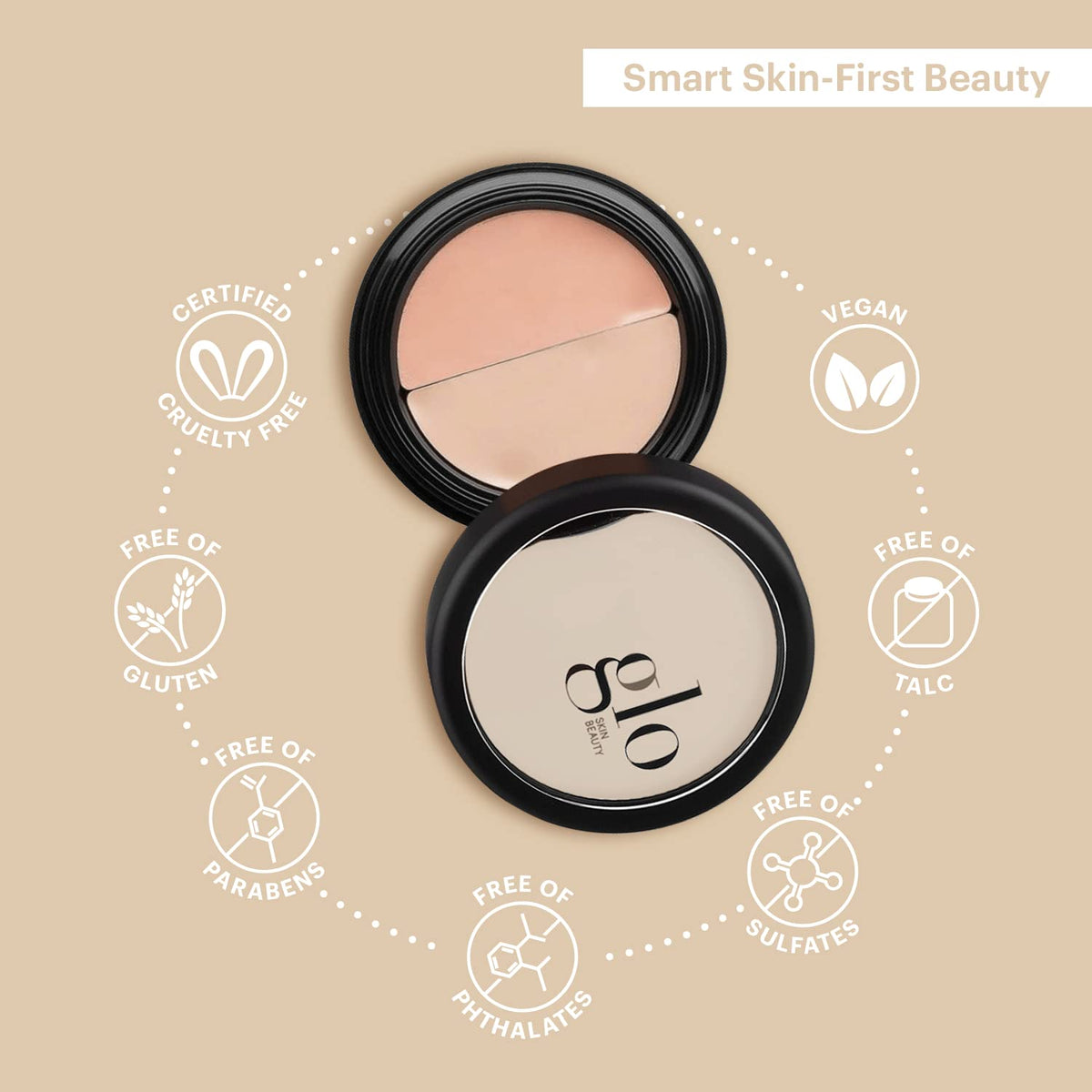 Glo Skin Beauty concealer swatches on skin demonstrate blendability and coverage