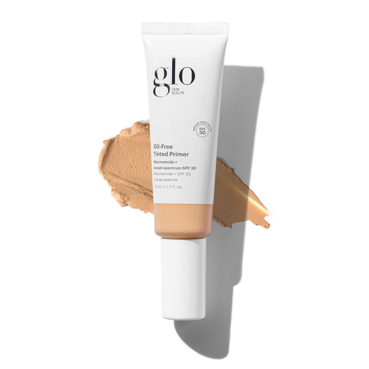 Glo Skin Beauty front packaging showing medium shade and benefits