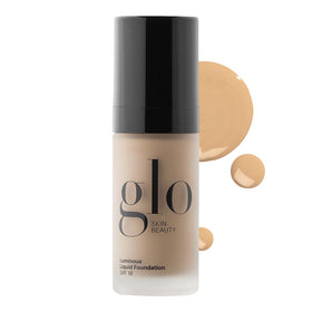 Glo Skin Beauty front bottle showing product and glow benefits