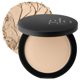 Glo Skin Beauty compact front view showing sleek packaging and shade