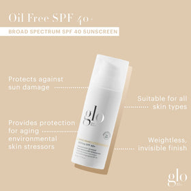 Glo Skin Beauty dispensing product from pump demonstrating easy, controlled application