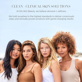 Glo Skin Beauty cream on hand being smoothed in for immediate nourishing feel
