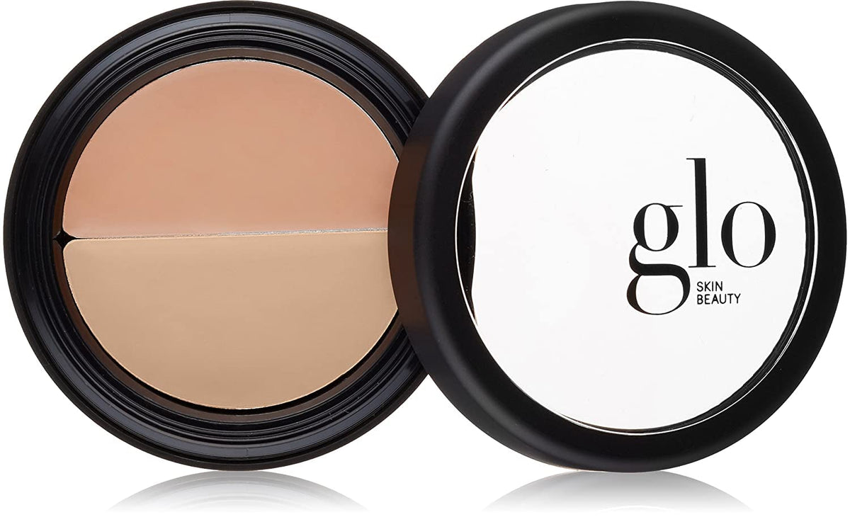 Glo Skin Beauty compact front view shows sleek packaging and travel-ready benefit