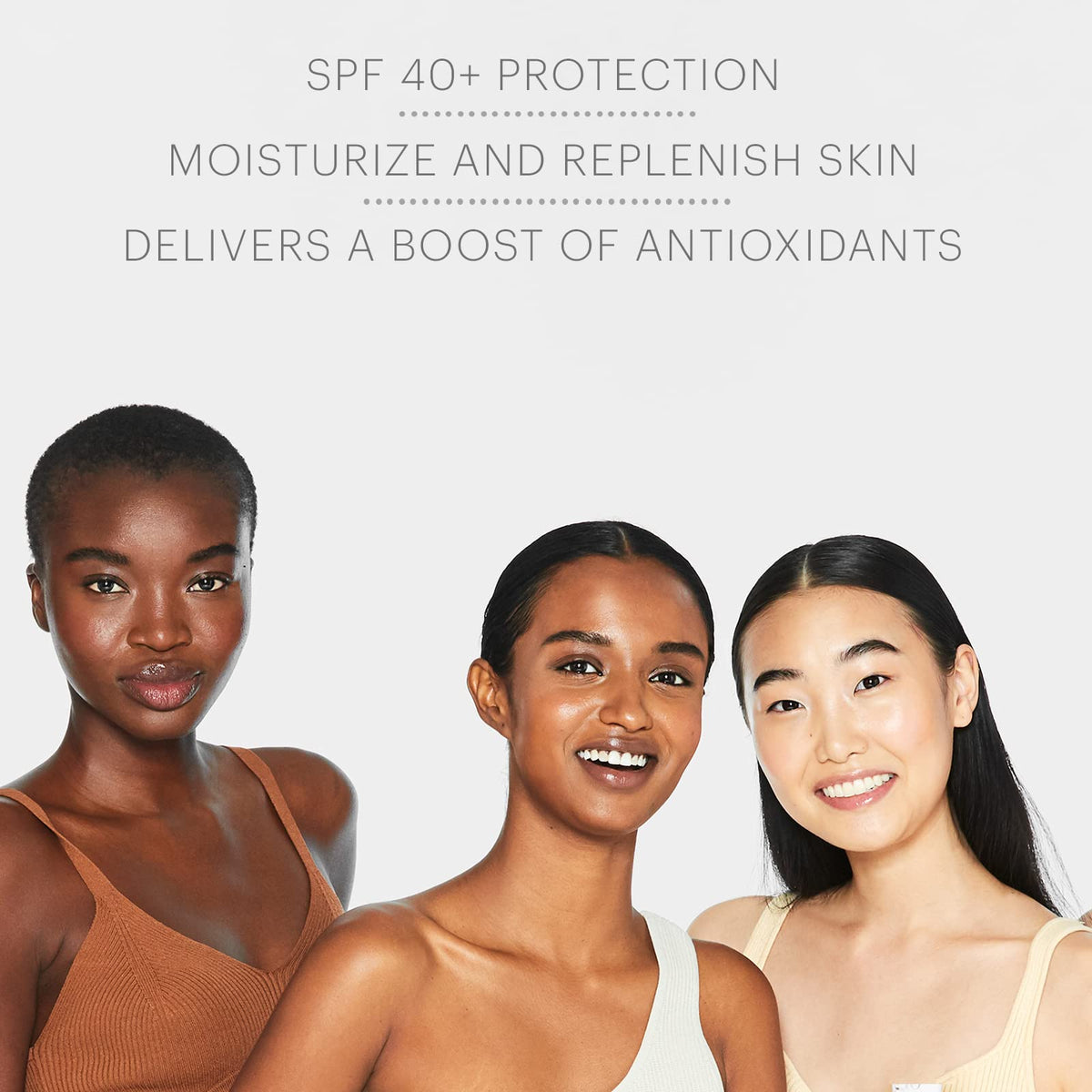 Glo Skin Beauty zinc oxide sheen close-up illustrating mineral broad-spectrum protection