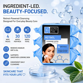 Global Beauty Care pack label detail showing usage and directions