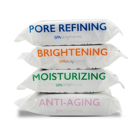 Global Beauty Care wipe in hand removing mascara offering easy makeup removal