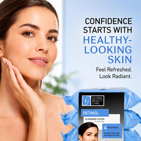 Global Beauty Care close up of wipe texture for gentle cleansing