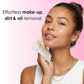 Global Beauty Care close-up of wipe texture showing soft fibers for gentle cleansing