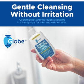 Globe three-pack arranged in medicine cabinet for quick access